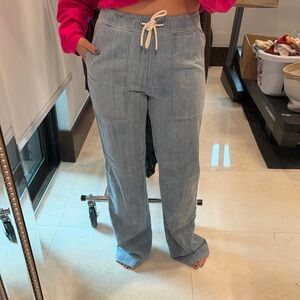 James Perse Light Blue Straight Leg Jeans